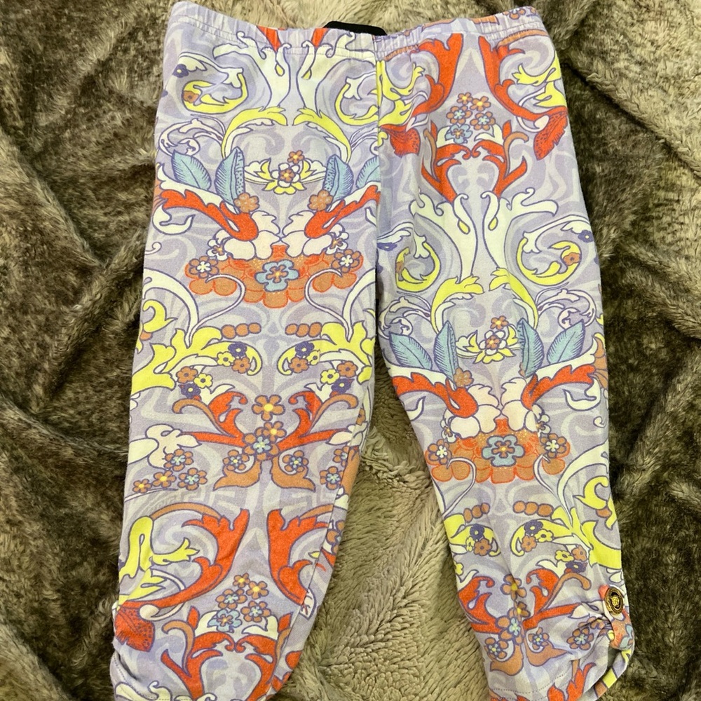 Versace Girls Leggings Size 24 Months 2 Years Excellent Condition